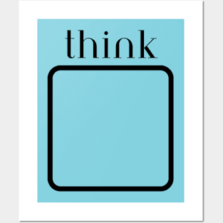 Think outside the box Posters and Art